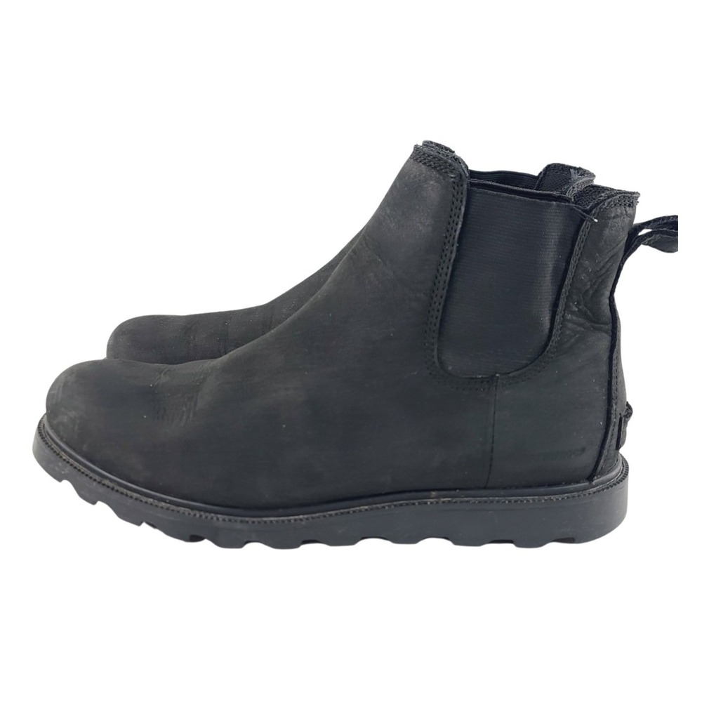 Sorel, Solid Round‎ Toe Chelsea/ Winter/ Outdoor Boots, Women, Size 8.5, Black.